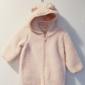 Baby Faux Shearling jumpsuit